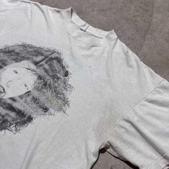 Vintage 80s Jon Bon Jovi New Jersey Syndicate Tour 1988 Portrait Band T Shirt XL - Picture 4 of 8